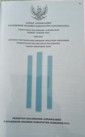 LAPORAN PERTANGGUNGJAWABAN ANGGARAN PENDAPATAN DAN BELANJA KALURAHAN TAHUN 2024